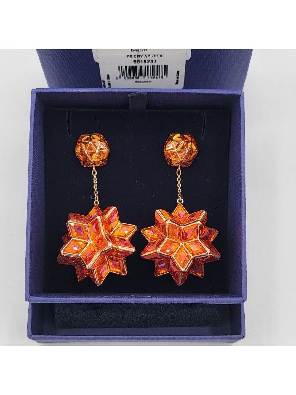 Swarovski Curiosa Star Earrings NWT #2767